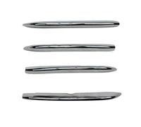 Front Bumper Splitter Fog Lamp Grill Spoiler Cover Air Vent Wind Knife For Mercedes For Benz CLA-Class C118 W118 CLA200 2020-2023 Car Front Spoilers(Silver plating)