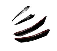 Front Bumper Splitter For 4 Series G22 G23 420i 430i M440i For M-Pack 2020-2024 Canards Wing Air Vent Body Kit Spoiler Front Bumper Splitter Spoiler Lip Front Splitter