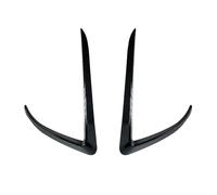 Front Bumper Splitter For Tesla For Model 3 For Y 2017-2023 Front Bumper Fog Lamp Car Trim Cover Light Eyebrow(Model 3 Glossy Black)