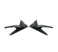 Front Bumper Splitter Front Bumper Canards Blade Spoiler Air Vent Planes Body Kit Glossy Black Carbon Fiber Look For Toyota For Supra A90 A91 2019-2025 Spoiler(Carbon Fiber Look)
