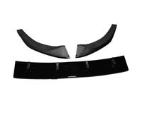 Front Bumper Splitter Front Bumper Lip Spoiler Splitter Body Kits Tuning For VW For Golf 8 MK8 For GTI For GTD For GTE For Line 2020-2024 Spoiler(Gloss Black)