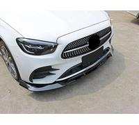 Front Bumper Splitter Lip Diffuser Spoiler Compatible For E-Class W213 E200 E300 E320 Body Kit Decorative Skirt Board(Carbon surface)