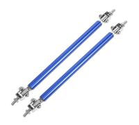 Front Bumper Splitter Strut Rods Pair Stainless Steel Blue | Car Front Bumper Support, Wear Resistant and Sturdy Build, Easy Installation, Sl xterior Design