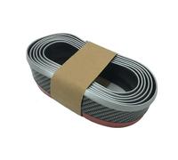 Front Bumper Splitter Universal Car Front Lip Protection Strip Spoiler Splitter Plate Bumper Personalized Modification Accessories Spoiler(Carbon fiber 01)