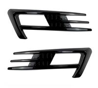 Front Bumper Spoiler 2x 2012-2019 For VW For Golf 7 7.5 MK7 MK7.5 TSI TDI Front Bumper Lip Fog Light Lamp Grille Cover Trim By ABS(Gloss Black B)