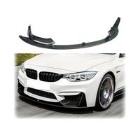 Front Bumper Spoiler 4x For BMW F80 For M3 For M4 F82 For MP Style 2014 15 16 17 18 19 2020 Car Front Lip Spoiler Glossy Black Or Carbon Fiber Look ABS(Carbon Fiber Look)