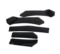 Front Bumper Spoiler,5pcs Front Bumper Lip Body Kit Universal Lip Splitter Spoiler Diffuser Canard Protector for Car