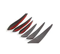Front Bumper Spoiler Canard For Q3 Q5 SQ5 Q7 A1 A3 S3 A4 S4 RS4 RS5 A5 A6 S6 C6 C7 S5 A7 S7 A8 TT Accessories(Carbon Fiber Black)