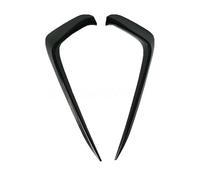 Front Bumper Spoiler Canards Trim For VW For Jetta For MK7 2019-22 Black Fog Light Lamp Eyebrow Eyelid Brow Air Vent Splitter Body Splitter Kit(Glossy Black)