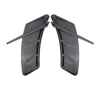 Front Bumper Spoiler For A3 A4 B8 A5 A6 C6 C7 A7 S3 S4 S5 S6 RS3 RS4 RS5 RS6 Car Side Mudguard Spoiler Outflow Vent Trim Universal Diffuser(Carbon Black)