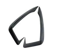 Front Bumper Spoiler For A4 B9 2017 2018 2019 Car Front Bumper Wind Knife Grille Trim Cover Fog Lamp Strip Stickers Body Kits Tuning Accessories(A Carbon fiber Color)