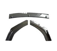 Front Bumper Spoiler For A6 C8 2019 To 2023 Splitter Protector Plate Lip Front Bumper Lip Spoiler(Carbon Look)