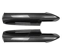 Front Bumper Spoiler For BMW 3 Series E90 E91 320i 330i Tech 2005-2012 Spoiler 2Pcs Front Bumper Side Splitter Cover Lip Fog Lamp Air Vent Intake(Carbon Look 05-08)