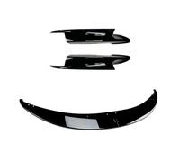 Front Bumper Spoiler For BMW 3 Series For M3 E90 E91 E92 E93 2006-2013 Front Bumper Lip Splitter Diffuser Body Kits Spoiler Protector Splitter(Glossy Black)