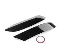 Front Bumper Spoiler For BMW F80 For M3 F82 F83 For M4 2015-2020 2PCS Front Bumper Side Air Vent Splitter Intake Frame Spoiler Canard Brow Splitter(Glossy Black)