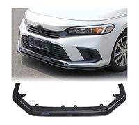 Front Bumper Spoiler For Civic 2022 2023 11th Front Bumper Lip Chin Spoiler Carbon Fiber Look Front Diffuser Diffusor Normal-B Glossy Black(BGlossyBlack)