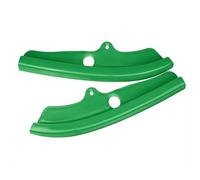 Front Bumper Spoiler For Dodge For Challenger R/T For Scat Pack 2015-2019 2020 2020 2PCS Car Front Bumper Lip Splitter Spoiler Guard Splitter(GREEN)