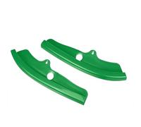 Front Bumper Spoiler For Dodge For Challenger R/T Scat Pack 2015-2020 2x Front Bumper Lip Shovel Body Kit Diffuser Spoiler Splitter Splitter(GREEN)