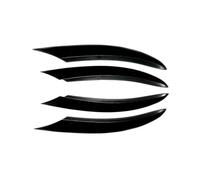 Front Bumper Spoiler For Mercedes For Benz C-Class W205 C180 C200 C260 2019-2021 Front Bumper Splitter Side Spoiler Air Vent Wind Knife(2 Carbon look)