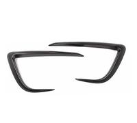 Front Bumper Spoiler For Tesla For Model Y 2020-2023 2PCS Front Bumper Side Air Vent Splitter Lip Cover Fog Light Intake Spoiler Protector Splitter(Carbon Black)