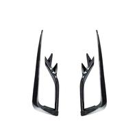 Front Bumper Spoiler For VW For Golf 7 MK7 MK7.5 VII 2017-2019 Facelift Front Bumper Fog Light Grille Cover Trim Wind Knife Razor Canards(Carbon Look)