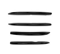 Front Bumper Spoiler Front Bumper Splitter Fog Lamp Grill Spoiler Cover Air Vent Wind Knife For Mercedes For Benz CLA-Class C118 W118 CLA200 2020-2023(Gloss Black)