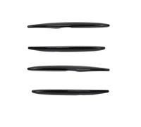 Front Bumper Spoiler Front Bumper Trim Splitter Canards Air Vent Fin For Mercedes For Benz GLC Class GLC260 GLC300 GLC43 AMG X253 2016-2019(4PCS Carbon Look)