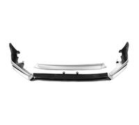 Front Bumper Spoiler Lip Blade + Lower Side Splitter Corner Cover Body Kit For Civic 11th All Models 2022-2024 Car Front Bumper Chin Lip(Silver)