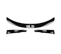 Front Bumper Spoiler Lip For 2009-2012 For BMW 3 Series E90 E91 LCI For M For Sport Front Bumper Lip Spoiler Diffuser Splitter Cover Protective Trim(1set Glossy black)