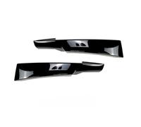 Front Bumper Spoiler Lip For BMW 3 Series E90 E91 320i 330i For M-Tech 2x 2005 To 2012 Style Front Bumper Side Splitter Cover Lip Spoiler Fog Lamp Cover(Gloss Black 09-12)
