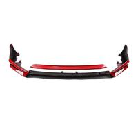Front Bumper Spoiler Lip For Civic 11th All Models 2022-2024 Style Front Bumper Spoiler Lip Blade + Lower Side Splitter Corner Cover Body Kit(Red)