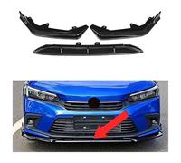 Front Bumper Spoiler Lip For Eleventh 11th Generation For Civic 2021-2022 Front Bumper Lip Chin Spoiler Carbon Fiber Look Diffuser Diffusor Normal-C Matte Black(ACarbonFiber)