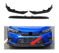 Front Bumper Spoiler Lip For Eleventh 11th Generation For Civic 2021-2022 Front Bumper Lip Chin Spoiler Carbon Fiber Look Diffuser Diffusor Normal-C Matte Black(CMatteBlack)