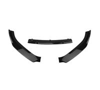 Front Bumper Spoiler Lip For Mazda 3 Axela 2014 2015 2016 2017 2018 Carbon Fiber Look/Gloss Black Lower Splitter Kit Protector Car Front Chin Lip(Glossy Black)