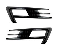 Front Bumper Spoiler Lip For Vw For Golf 7 For Golf 7.5 MK7 MK7.5 For TSI For TDI 2x 2012 To 2019 Front Bumper Lip Fog Light Lamp Grille Cover Trim By ABS(Gloss Black1)