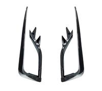 Front Bumper Spoiler Lip For Vw For Golf 7 For Golf 7.5 MK7 MK7.5 For TSI For TDI 2x 2012 To 2019 Front Bumper Lip Fog Light Lamp Grille Cover Trim By ABS(Carbon Look)