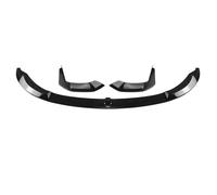 Front Bumper Spoiler Lip+Side Intake Vent Cover Splitter For BMW F80 For M3 F83 For M4 F82 2015-2020 Apron Surround Auto Parts Car Front Chin Lip(Glossy Black)