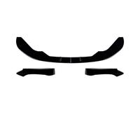 Front Bumper Spoiler Set For 1 Series For F20 For F21 LCI 2015-2019 For MP Accessories Front Bumper Lip Splitter Diffuser Body Kit(Gloss Black Set)