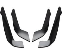 Front Bumper Spoiler Side Canards Fins Lip Trim For Ford Focus ST/ST-LINE MK4 2019-2020 Front Bumper Air Vent Trim Front Bumper Canard Replacement,Glossy Black