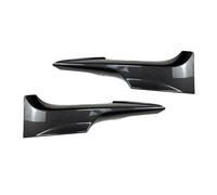 Front Bumper Spoiler Trim Set For 3 Series For E92 For E93 For M Tech 2006-2009 Coupe 2 PCS Front Splitter Canard Cover Air Vent Spoiler Lip(Gloss Black)