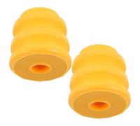 Front Bumper Stopper Cushion Polyurethane 2pcs for Vehicle Suspension | Yellow Heat-resistant Material, Easy Installation, Supports Comfortable Urban Commuting, Suitable for Daily Vehicle Use