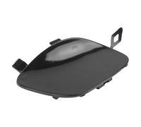 Front Bumper Tow Eye Cover, Black Impact Front Bumper Towing Eye Cap, Compatible with E-Class W213 Amg-Line 2017 to 2020, Made From ABS, OE 2138855200, Designed for Replacement,