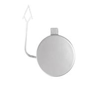 Front Bumper Tow Hook Cap Towing Eye Cover For VW For GOLF VII MK7 2013 2014 2015 2016 2017 5G0807241 5GG807241 Car Accessories(Silver)