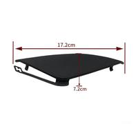 Front Bumper Tow Hook Cover Cap Primed Black ABS Replacement Compatible with F25 X3 2015-2017 OEM 51117338474 Exterior Car Part