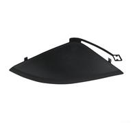 Front Bumper Tow Hook Cover Cap Primed for F25 X3 2015-2017, Black ABS Replacement Part (OEM 51117338474)