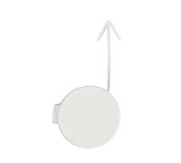 Front Bumper Tow Hook Cover Cap Towing Eye For VW GOLF VI MK6 2009 2010 2011 2012 5K0807241 Replacement Parts(White)