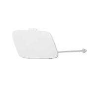 Front Bumper Tow Hook Cover for Audi A4 B9 2017-2019, Car Towing Eye Cap ABS Plastic Trailer Hitch Covers Replacement Accessory,B/white