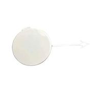 Front Bumper Tow Hook Cover for Audi A6 2012-2015 4G0807241, Car Towing Eye Cap ABS Plastic Trailer Hitch Covers Replacement Accessory,B/white