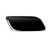 Front Bumper Tow Hook Cover for Audi A6 2019-2021 4K0955275 4K0955276, Car Towing Eye Cap ABS Plastic Trailer Hitch Covers Replacement Accessory,B/black-passenger