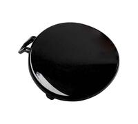 Front Bumper Tow Hook Cover for BMW 3 Series E90 E91 328I 335I 2009-2011 51117207299 821935A, Car Towing Eye Cap ABS Plastic Trailer Hitch Covers Replacement Accessory,B/black passenger